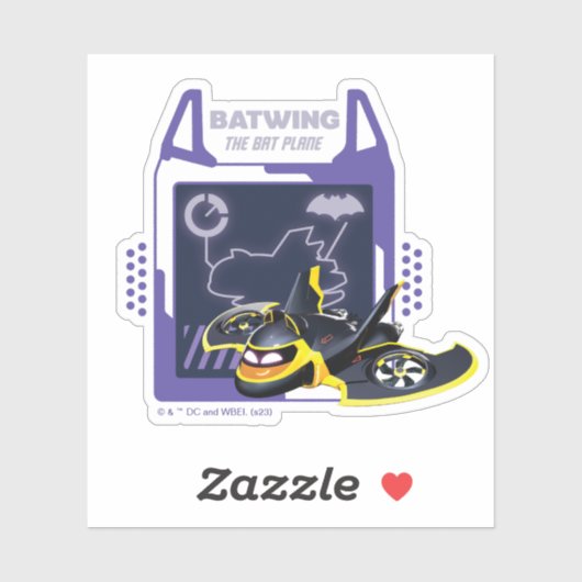 Batwheels™ Batwing - Das Bat-Flugzeug Aufkleber (Blatt)