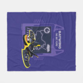 Batwheels™ Batwing - Das Bat-Flugzeug Fleecedecke (Vorderseite (Horizontal))