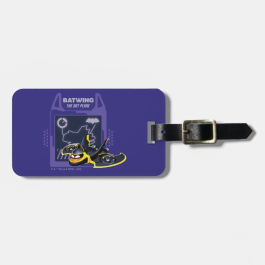Batwheels™ Batwing - Das Bat-Flugzeug Gepäckanhänger (Vorderseite horizontal)