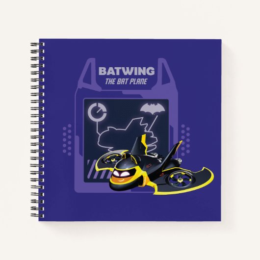 Batwheels™ Batwing - Das Bat-Flugzeug Notizblock (Vorderseite)