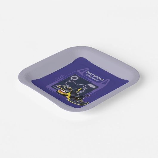 Batwheels™ Batwing - Das Bat-Flugzeug Pappteller (Gewinkelt)