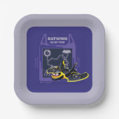 Batwheels™ Batwing - Das Bat-Flugzeug Pappteller (Vorderseite)