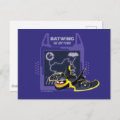 Batwheels™ Batwing - Das Bat-Flugzeug Postkarte (Vorne/Hinten)