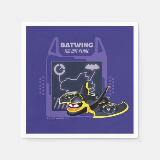Batwheels™ Batwing - Das Bat-Flugzeug Serviette (Vorderseite)