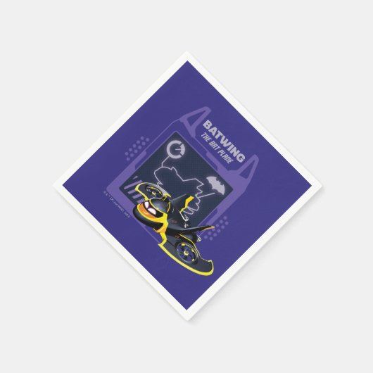 Batwheels™ Batwing - Das Bat-Flugzeug Serviette (Ecke)