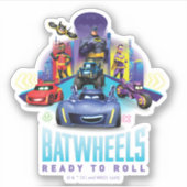 Batwheels™ - Bereit zum Rollen Aufkleber (Vorderseite)