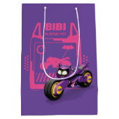 Batwheels™ Bibi - Der Batgirl-Zyklus Mittlere Geschenktüte (Rückseite)