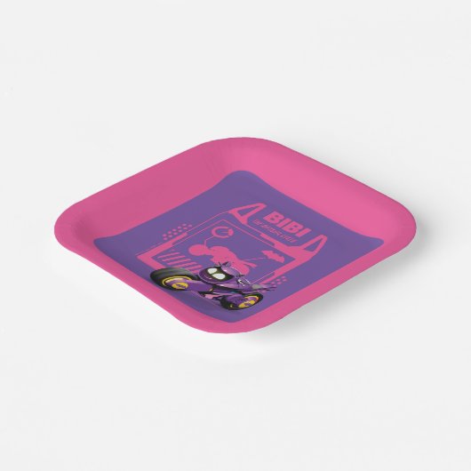 Batwheels™ Bibi - Der Batgirl-Zyklus Pappteller (Gewinkelt)