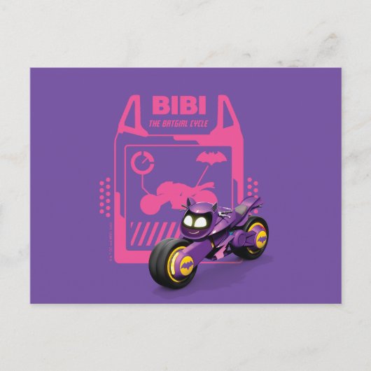 Batwheels™ Bibi - Der Batgirl-Zyklus Postkarte (Vorderseite)