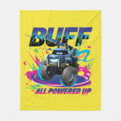 Batwheels™ Buff - Alle hochgefahren Fleecedecke (Vorderseite)