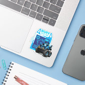 Batwheels™ Buff - Der Bat Truck Aufkleber (Laptop mit iPhone)