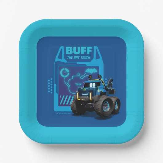 Batwheels™ Buff - Der Bat Truck Pappteller (Vorderseite)