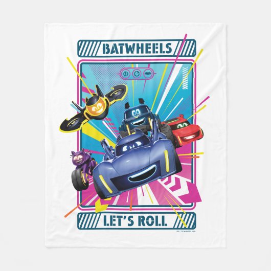 Batwheels™ - Lasst uns fortfahren Fleecedecke (Vorderseite)