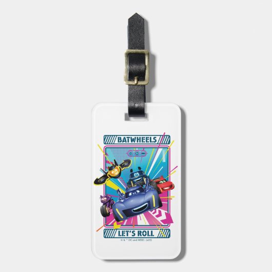 Batwheels™ - Lasst uns fortfahren Gepäckanhänger (Vorderseite vertikal)