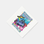 Batwheels™ - Lasst uns fortfahren Serviette (Ecke)