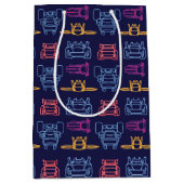 Batwheels™ Neon Kontur Muster Mittlere Geschenktüte (Vorderseite)