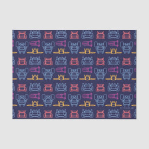 Batwheels™ Neon Kontur Muster Seidenpapier