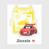 Batwheels™ Redbird - Das Racecar Aufkleber (Blatt)