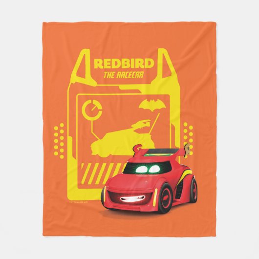 Batwheels™ Redbird - Das Racecar Fleecedecke (Vorderseite)