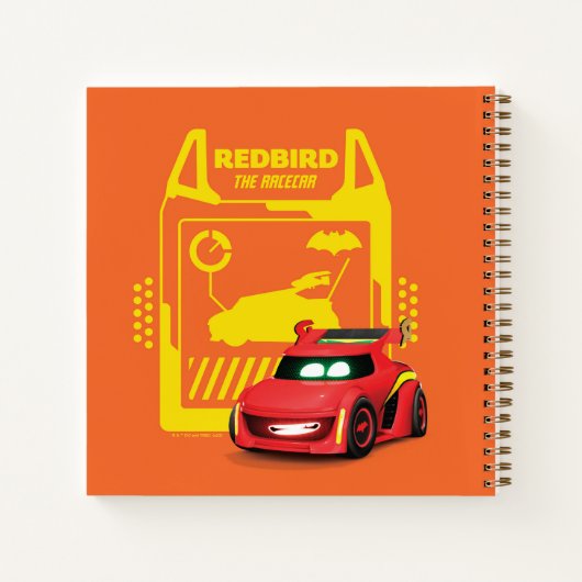Batwheels™ Redbird - Das Racecar Notizblock (Rückseite)