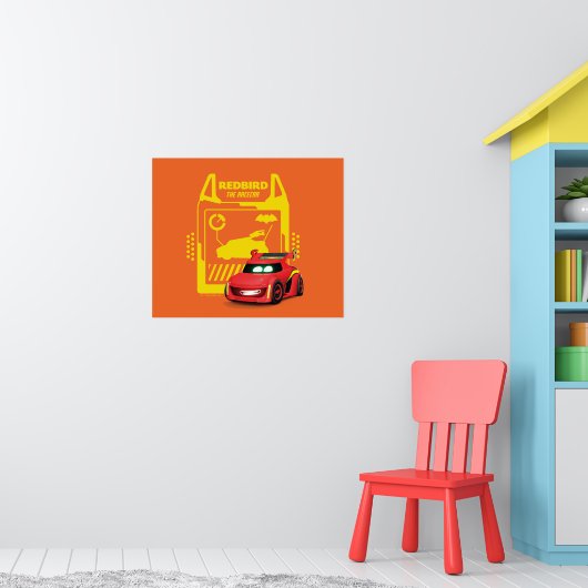 Batwheels™ Redbird - Das Racecar Poster (Kinderzimmer 1)