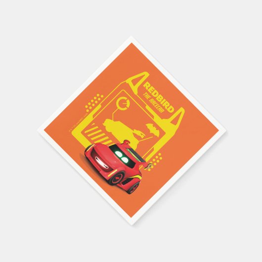 Batwheels™ Redbird - Das Racecar Serviette (Ecke)