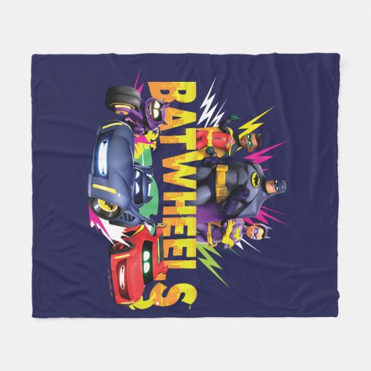 Batwheels™ Superherd Team Fleecedecke (Vorderseite (Horizontal))