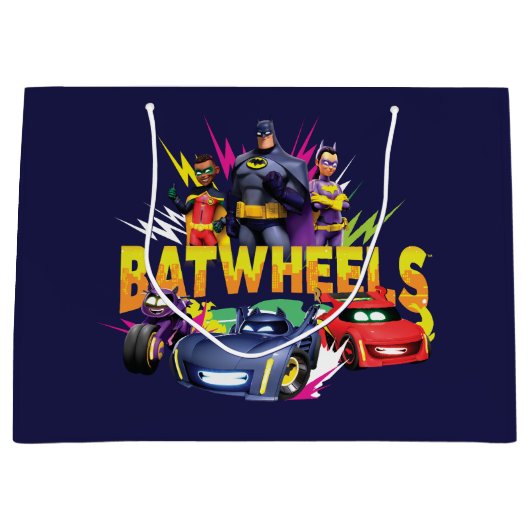 Batwheels™ Superherd Team Große Geschenktüte (Vorderseite)