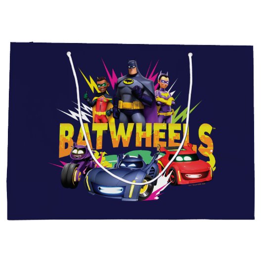 Batwheels™ Superherd Team Große Geschenktüte (Rückseite)