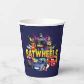 Batwheels™ Superherd Team Pappbecher (Vorderseite)