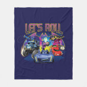 Batwheels™-Team - Lasst uns fortfahren Fleecedecke (Vorderseite)