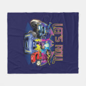 Batwheels™-Team - Lasst uns fortfahren Fleecedecke (Vorderseite (Horizontal))