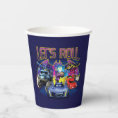 Batwheels™-Team - Lasst uns fortfahren Pappbecher (Vorderseite)