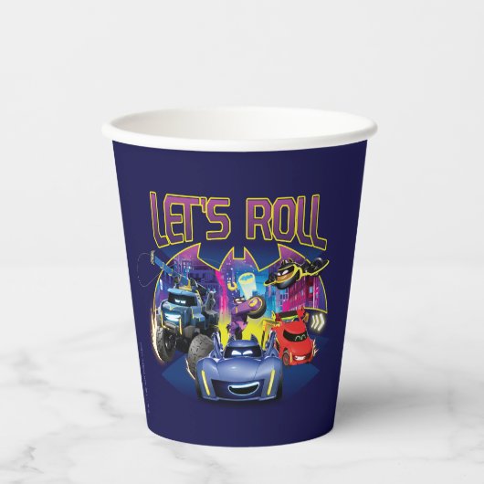 Batwheels™-Team - Lasst uns fortfahren Pappbecher (Vorderseite)