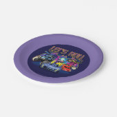 Batwheels™-Team - Lasst uns fortfahren Pappteller (Schrägansicht)