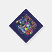 Batwheels™-Team - Lasst uns fortfahren Serviette (Ecke)