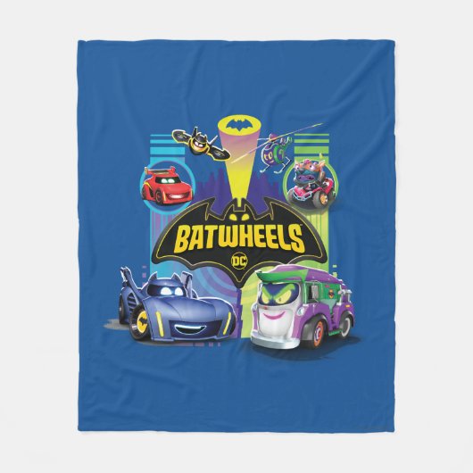 Batwheels™ Vs Legion of Zoom Fleecedecke (Vorderseite)