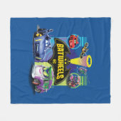 Batwheels™ Vs Legion of Zoom Fleecedecke (Vorderseite (Horizontal))