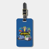 Batwheels™ Vs Legion of Zoom Gepäckanhänger (Vorderseite vertikal)