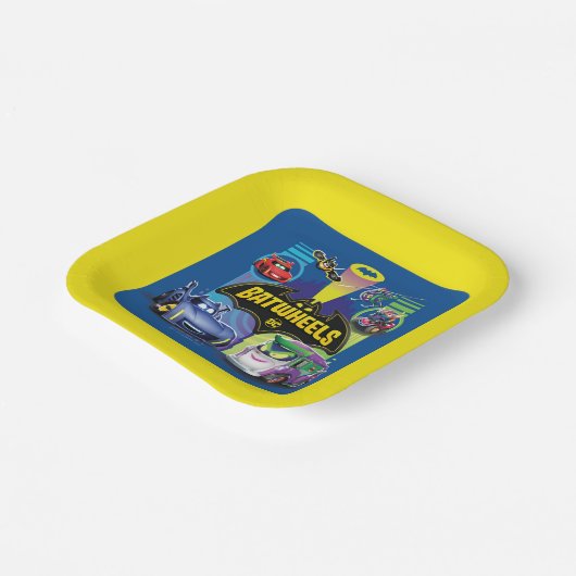 Batwheels™ Vs Legion of Zoom Pappteller (Gewinkelt)