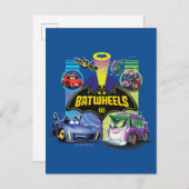 Batwheels™ Vs Legion of Zoom Postkarte (Vorne/Hinten)