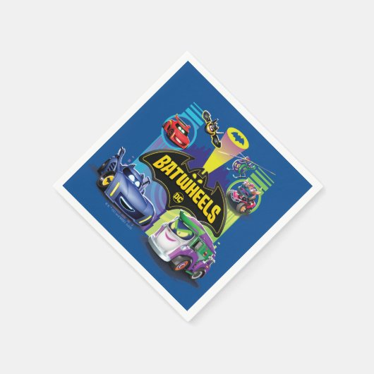 Batwheels™ Vs Legion of Zoom Serviette (Ecke)