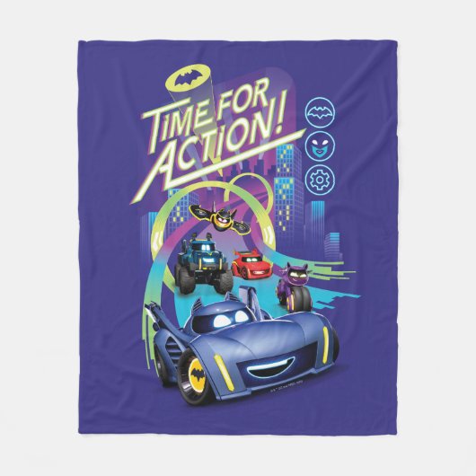 Batwheels™ - Zeit zum Handeln Fleecedecke (Vorderseite)