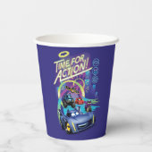 Batwheels™ - Zeit zum Handeln Pappbecher (Rückseite)