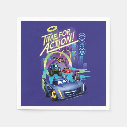 Batwheels™ - Zeit zum Handeln Serviette (Vorderseite)