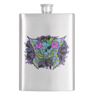 Batwing Skull Premium-Flasche Flachmann