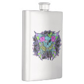 Batwing Skull Premium-Flasche Flachmann (Rechts)