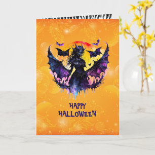Batwoman Happt Halloween Karte