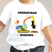 Bau 1. Geburtstag Baby T-shirt