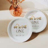 Bau 1. Geburtstag Party Teller